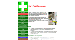Desktop Screenshot of hartfirstresponse.org.uk